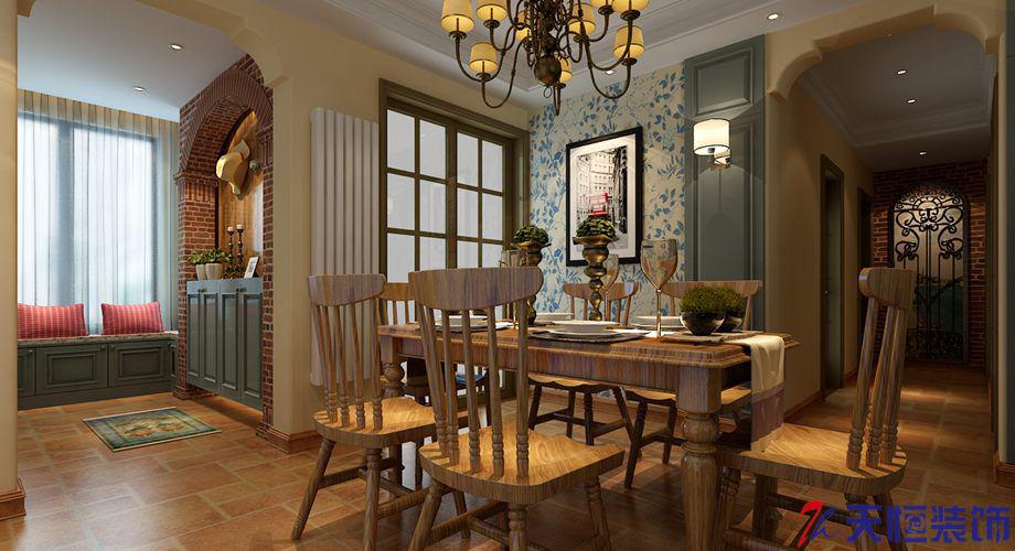 洛陽裝修案例洛陽建業龍城田園風格三室兩廳設計施工方案