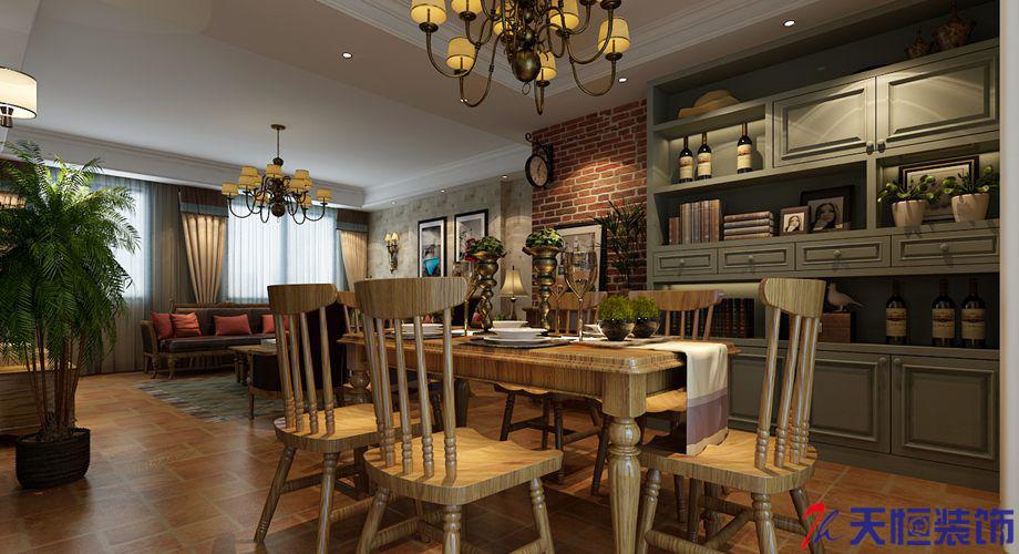 洛陽裝修案例洛陽建業龍城田園風格三室兩廳設計施工方案