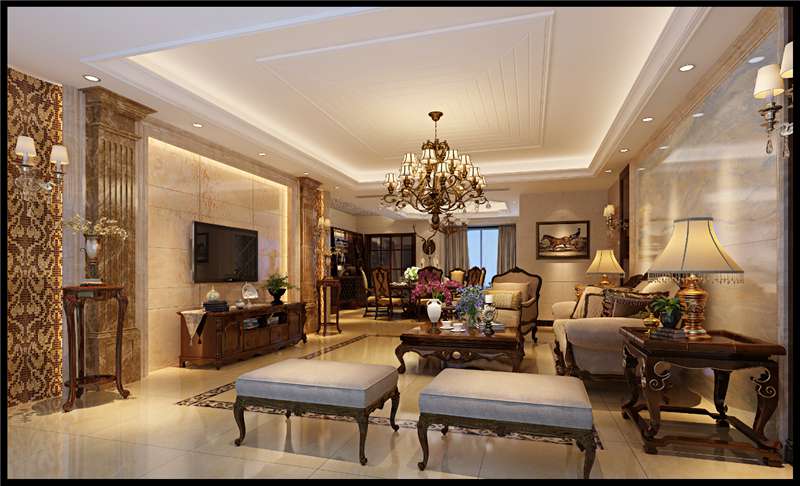 建業華陽峰渡151平方戶型分析及裝修效果圖案例