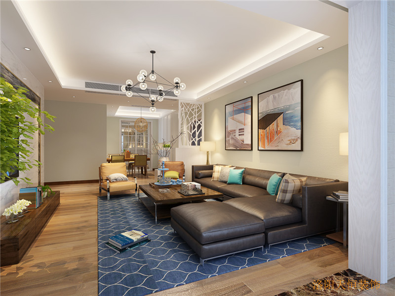 洛陽麗都名邸126平方戶型分析及裝修效果圖報價