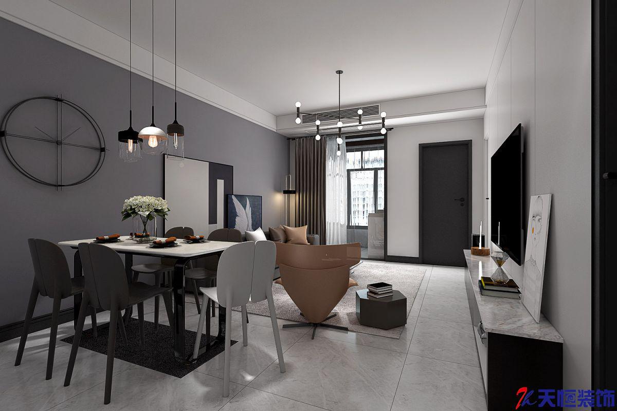 洛陽裝修案例天明城-簡約