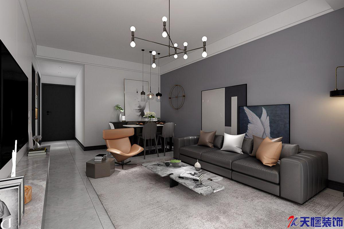 洛陽裝修案例天明城-簡約