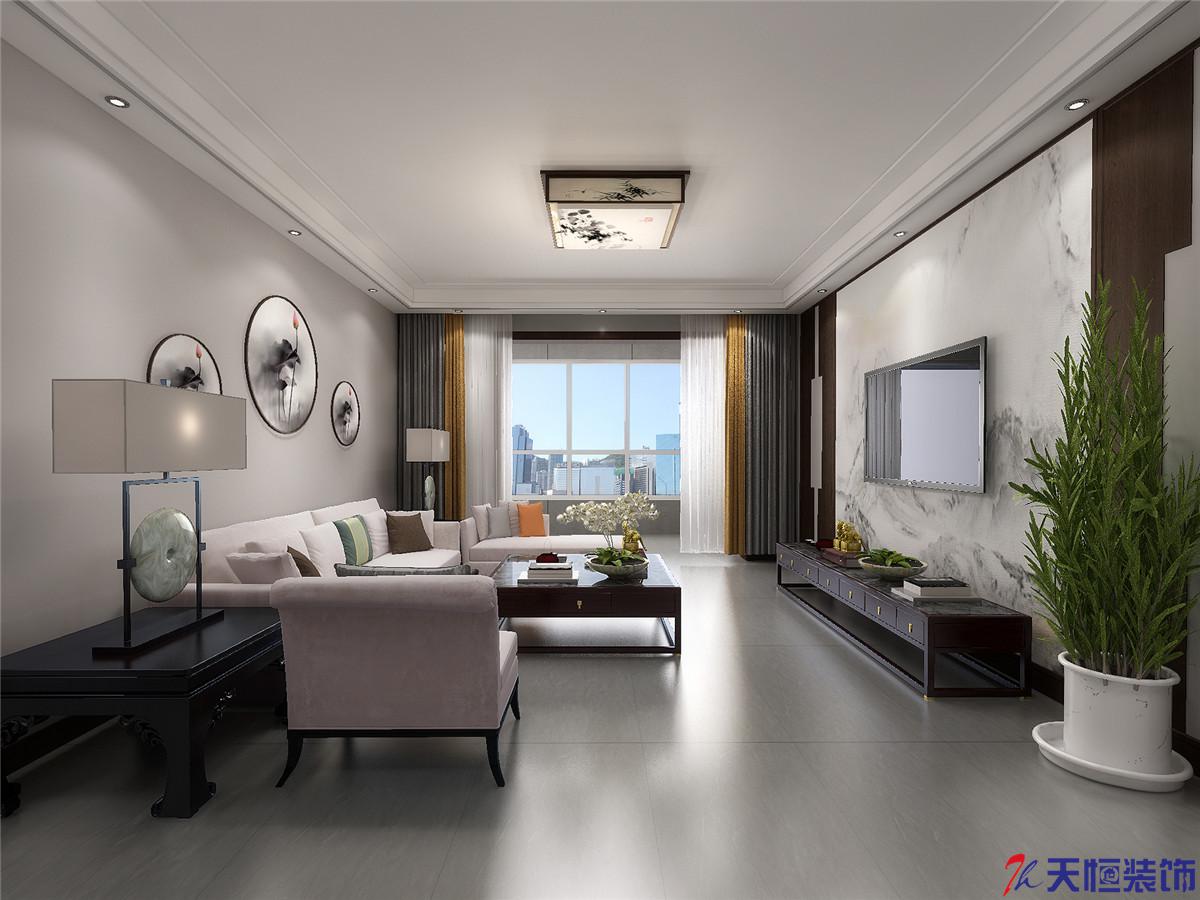 洛陽裝修案例五號小區-新中式