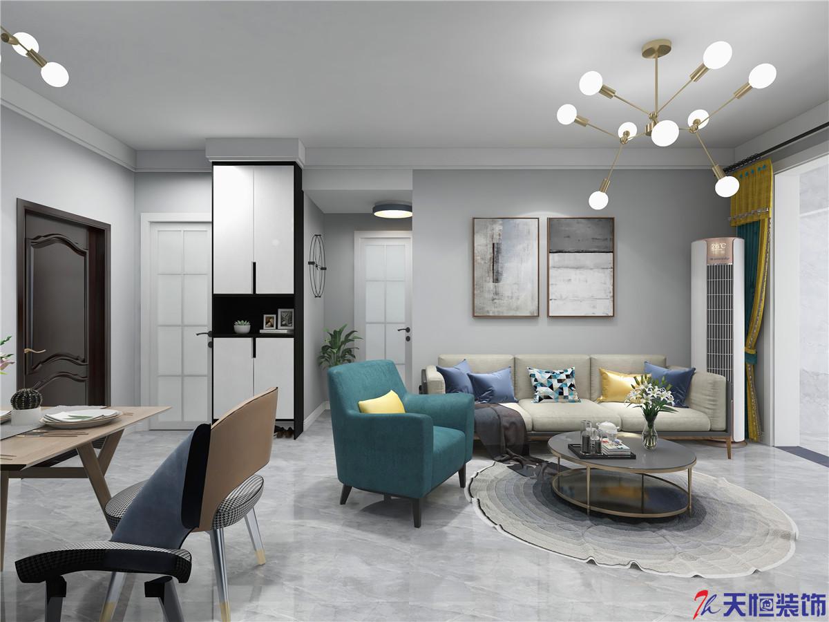 洛陽裝修案例天明城-簡約