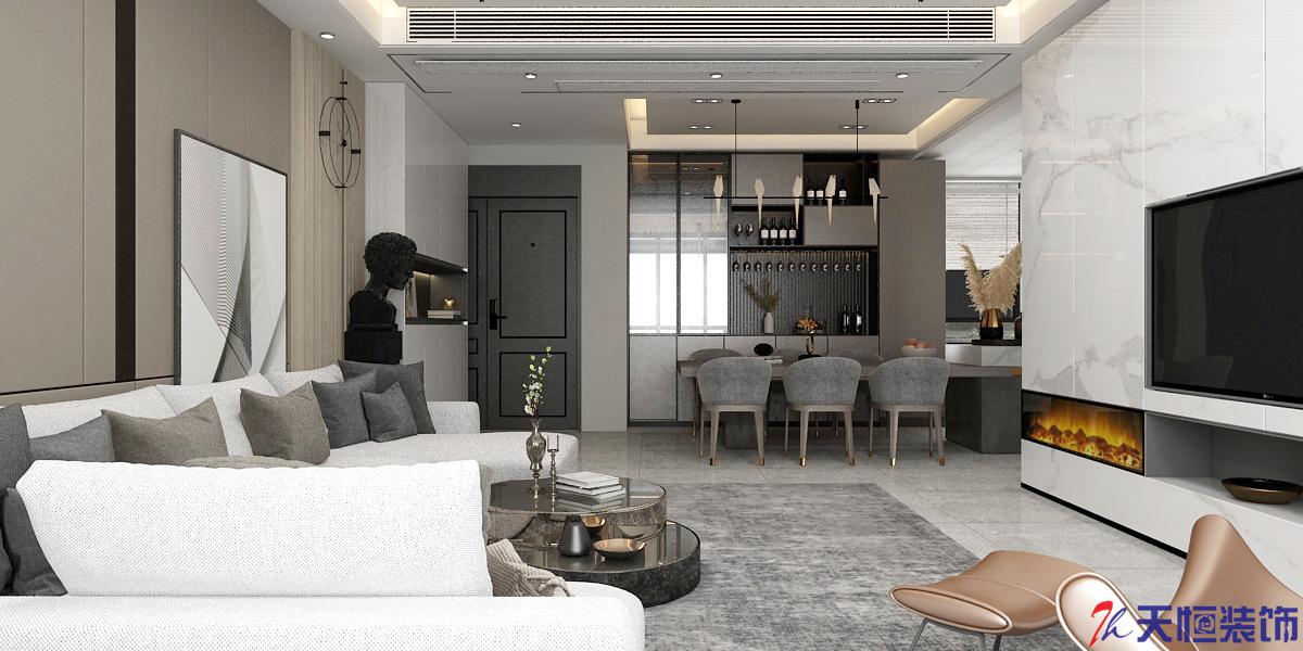 洛陽裝修案例君河灣-現代