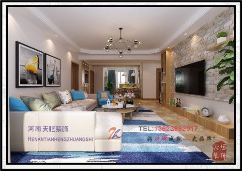 洛陽(yáng)元華國(guó)際6號(hào)樓01戶(hù)型---天恒裝飾設(shè)計(jì)施工