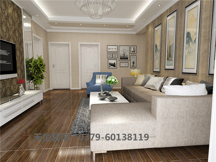 洛陽裝飾公司優(yōu)秀設計師之現(xiàn)代簡約風格三居室案例欣賞