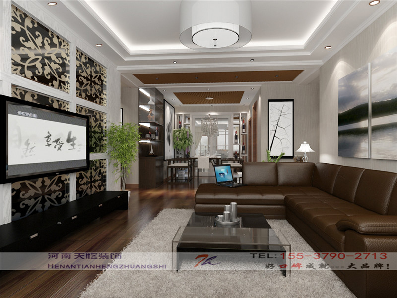 洛陽裝修案例【洛陽天恒裝飾】中橋水榭里中式風格裝修案例