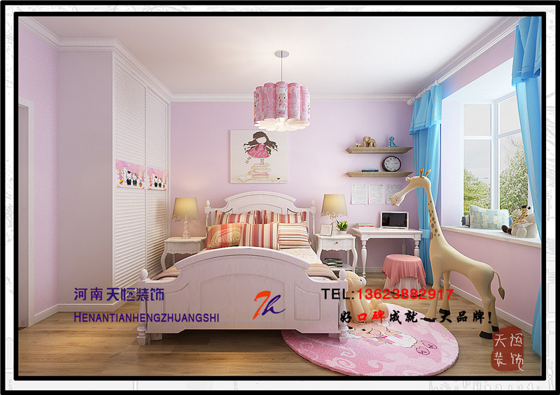 洛陽裝修案例洛陽恒泰春天現代簡約時尚空間設計裝修案例