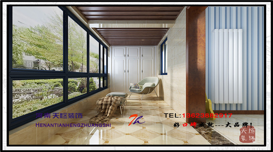 洛陽裝修案例洛陽桂城小區180平天恒裝飾設計施工裝修案例