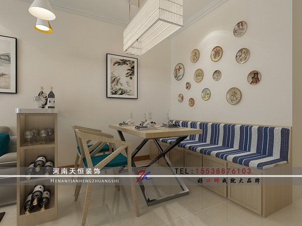 洛陽裝修案例京熙帝景（窗外的晴天），洛陽天恒裝飾施工