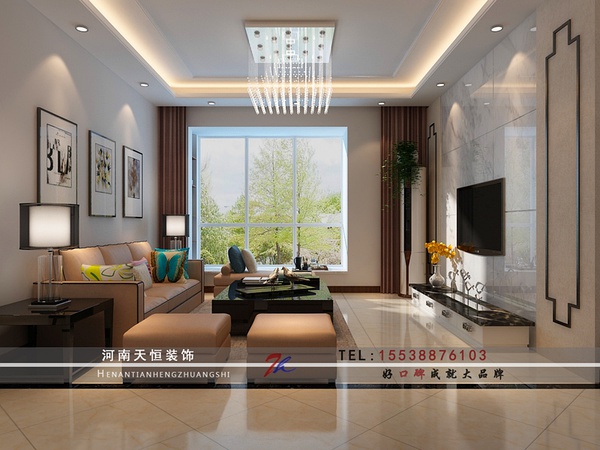 洛陽裝修案例鼎盛國際（暖，歸），天恒裝飾施工