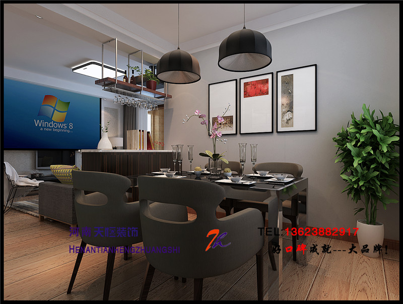 洛陽裝飾公司優秀設計師之棕櫚泉110平