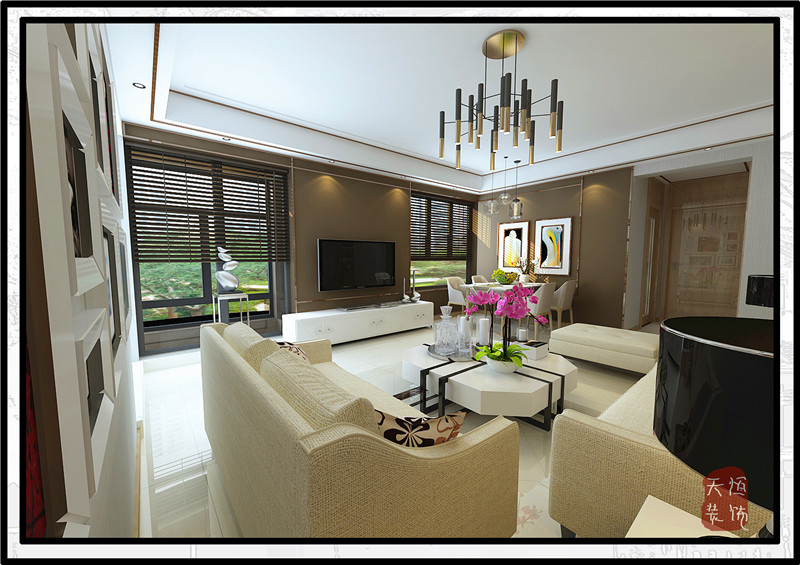 洛陽裝飾公司精彩案例之銀鑫錦繡園04戶型