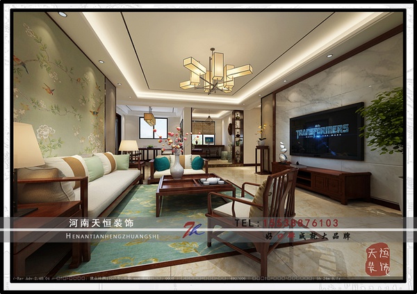 洛陽裝修公司洛陽小區樣板間之十八建業桂園