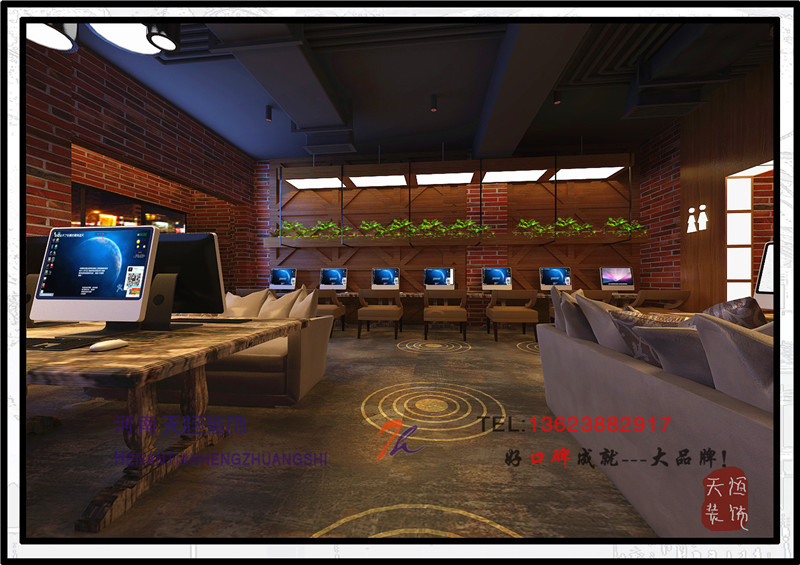 洛陽(yáng)裝修設(shè)計(jì)圖之瀍河原點(diǎn)網(wǎng)吧 洛陽(yáng)裝修設(shè)計(jì)圖之瀍河原點(diǎn)網(wǎng)吧