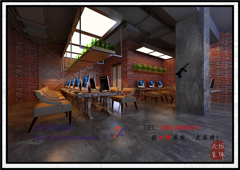 洛陽(yáng)裝修設(shè)計(jì)圖之瀍河原點(diǎn)網(wǎng)吧 洛陽(yáng)裝修設(shè)計(jì)圖之瀍河原點(diǎn)網(wǎng)吧