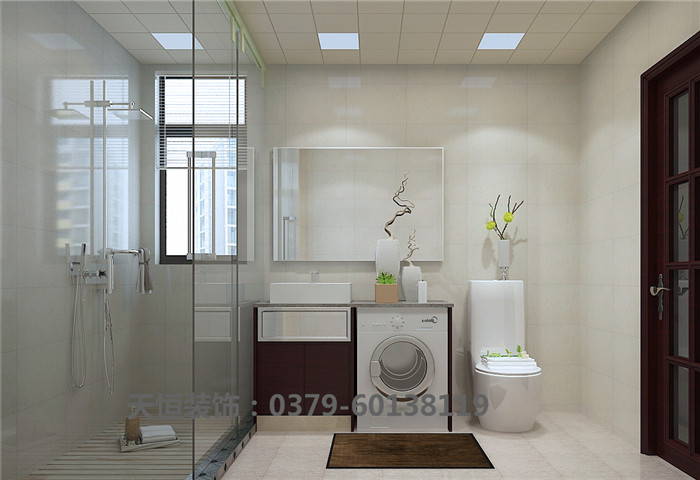 洛陽裝修公司龍門一號天恒設計施工裝修案例實景圖