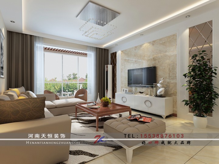 洛陽裝潢公司東方金典天恒設計施工裝修案例實景圖