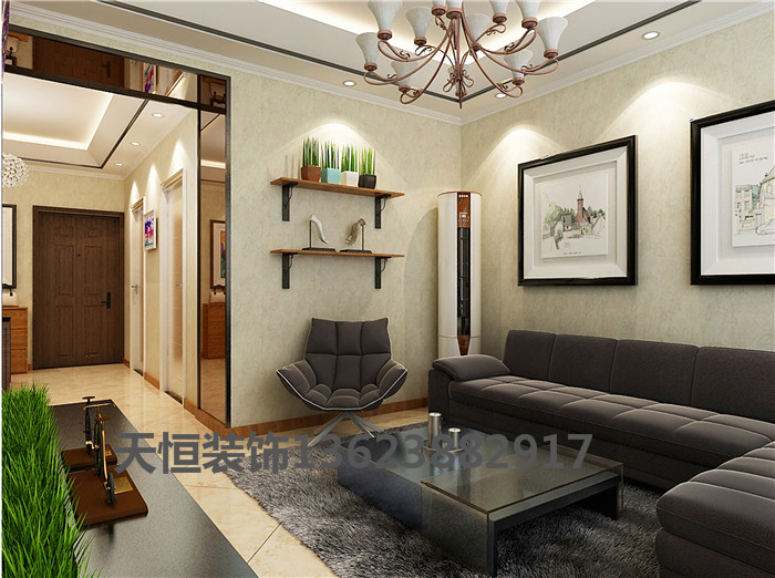 洛陽(yáng)裝飾公司精彩案例大瞾國(guó)際現(xiàn)代簡(jiǎn)約天恒設(shè)計(jì)施工裝修