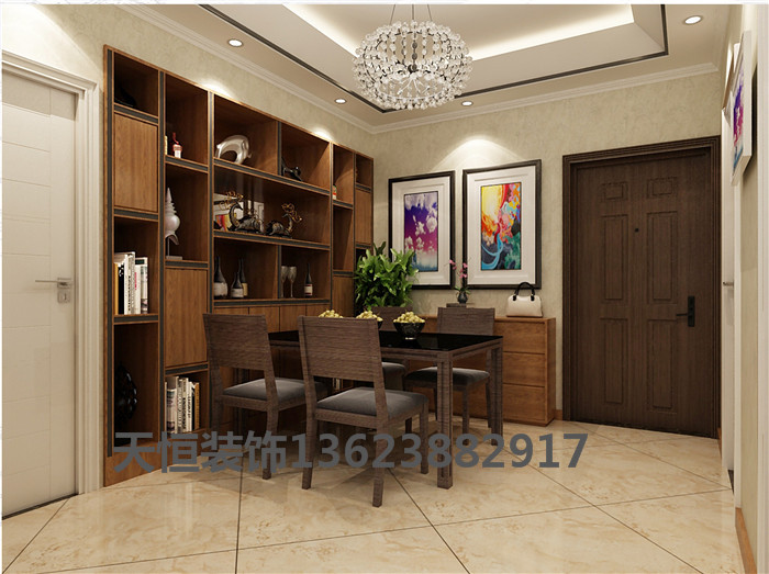 洛陽裝潢公司之大瞾國際現代簡約天恒設計施工裝修案例