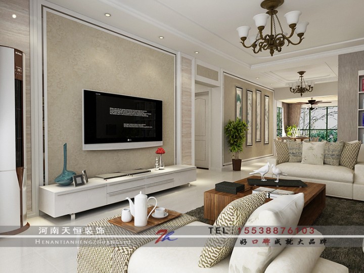 洛陽裝飾公司哪家好之中式風(fēng)格三居室餐廳裝修效果圖