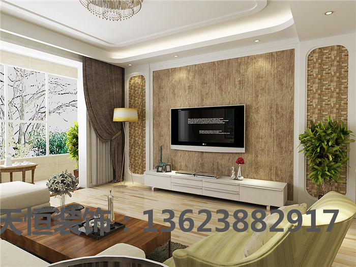 洛陽裝飾公司之現代簡約天恒設計施工裝修案例